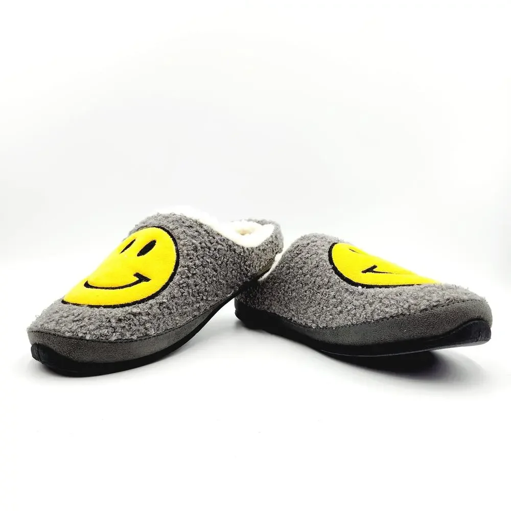 Deer Stags Men's Grey Sherpa Cushioned Indoor/Outdoor Clog Slipper Size 9M